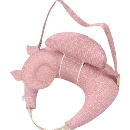 Coussin d’allaitement ergonomique et pratique rose