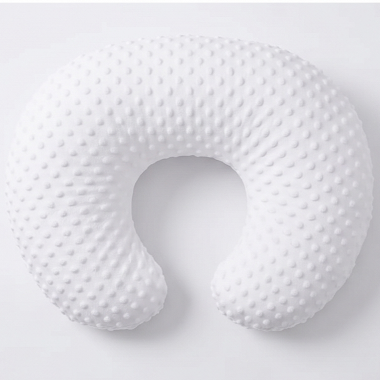 Coussin d’allaitement confortable blanc