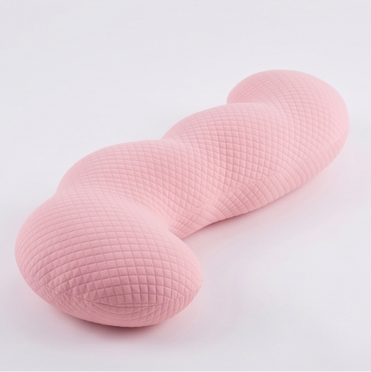Coussin de Grossesse à Mémoire de Forme rose