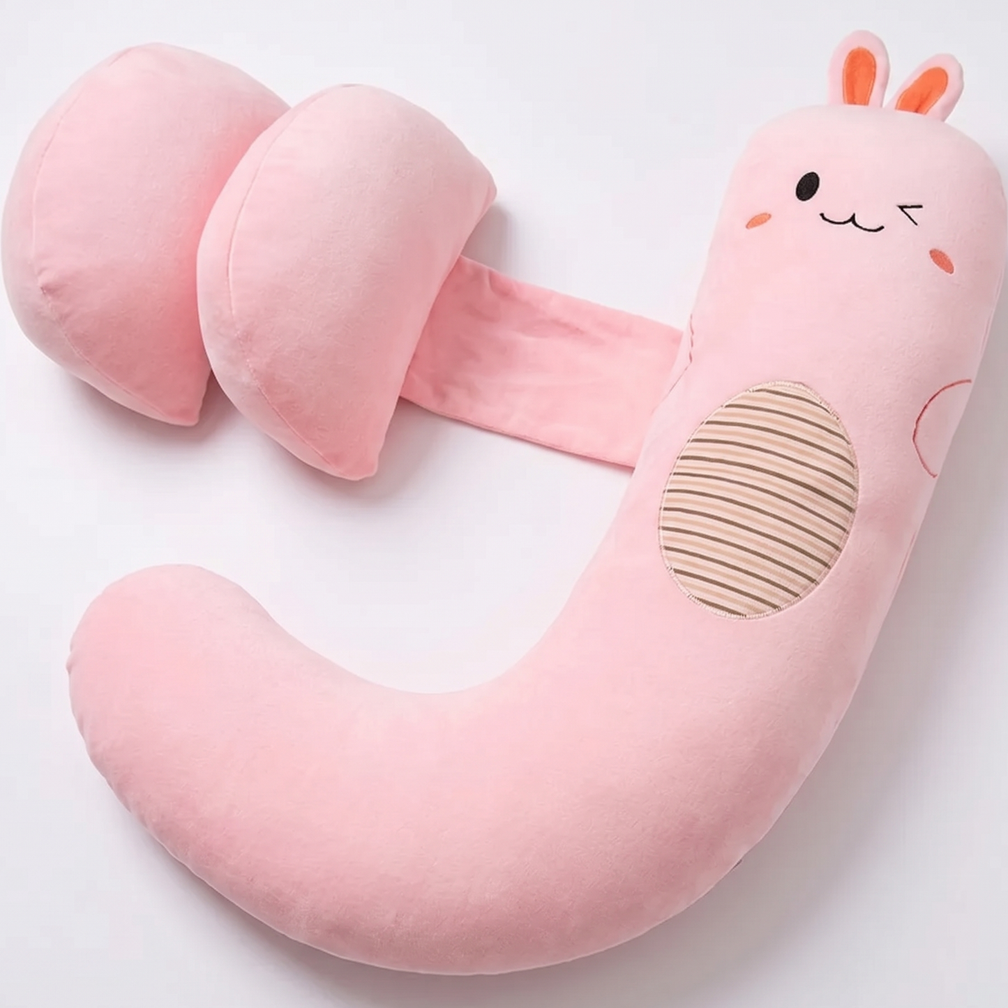 Coussin de grossesse design rose