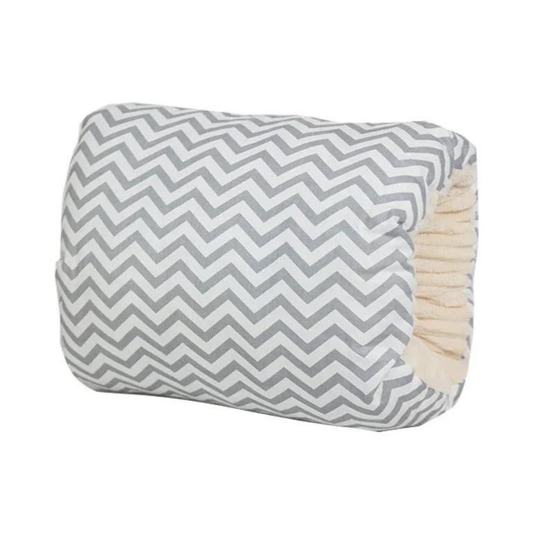 Coussin d’allaitement pour le bras gris/blanc