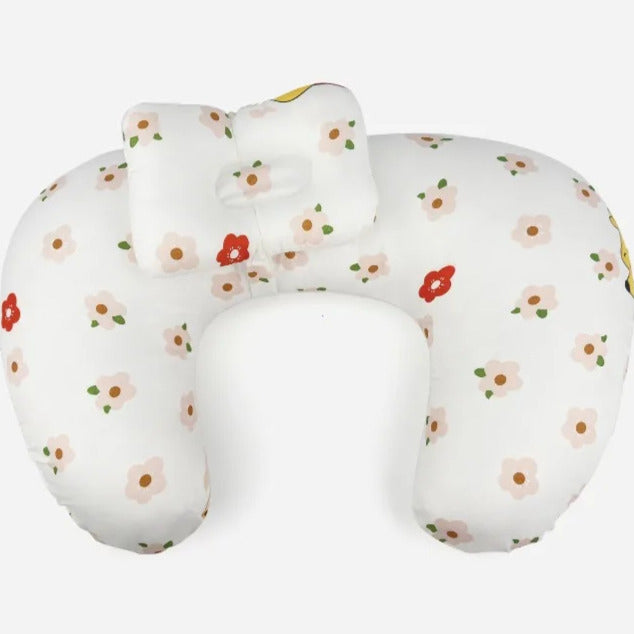 Coussin d’allaitement pratique fleurs