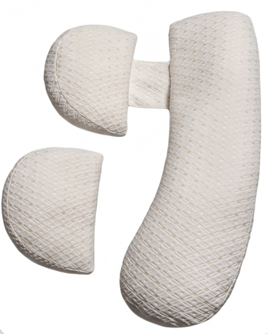 Coussin de grossesse confortable blanc
