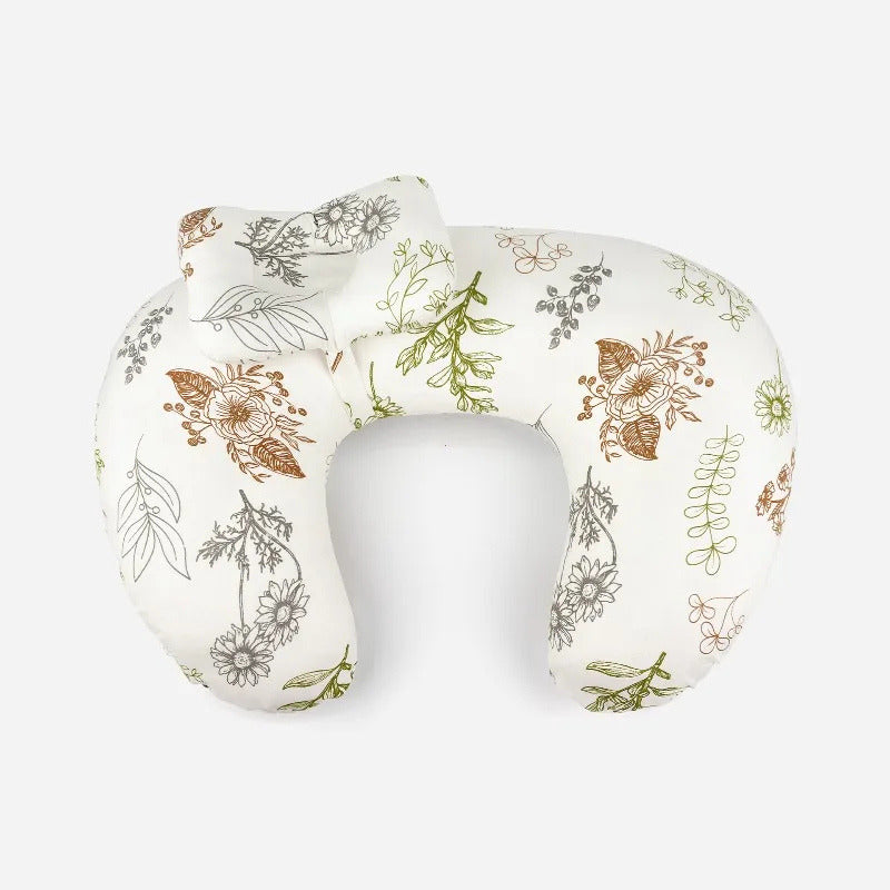 Coussin d’allaitement pratique feuille