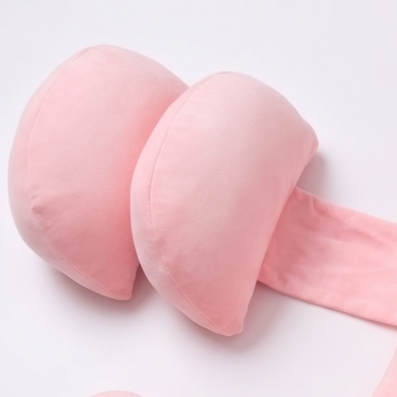 Coussin de grossesse design rose