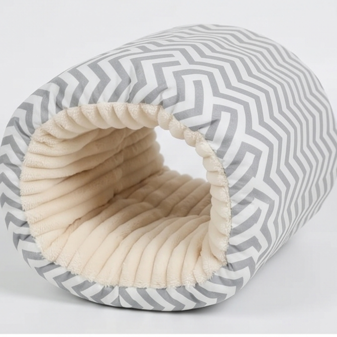 Coussin d’allaitement pour le bras gris/blanc